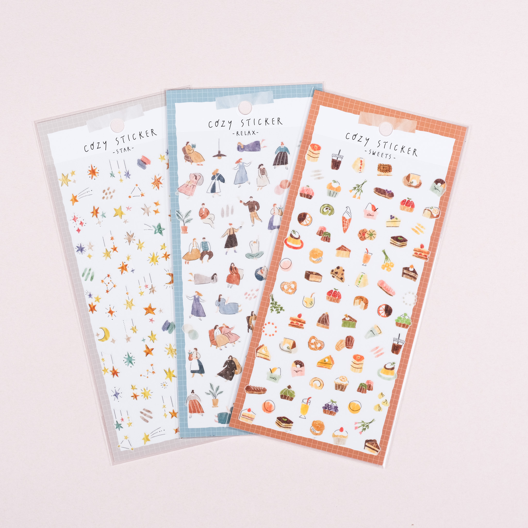 cozy 溫暖手繪風 2 和紙貼紙 / MIND WAVE / JAPAN