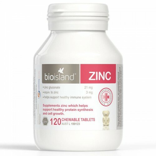 BIO ISLAND 嬰幼兒天然補鋅咀嚼片 120片