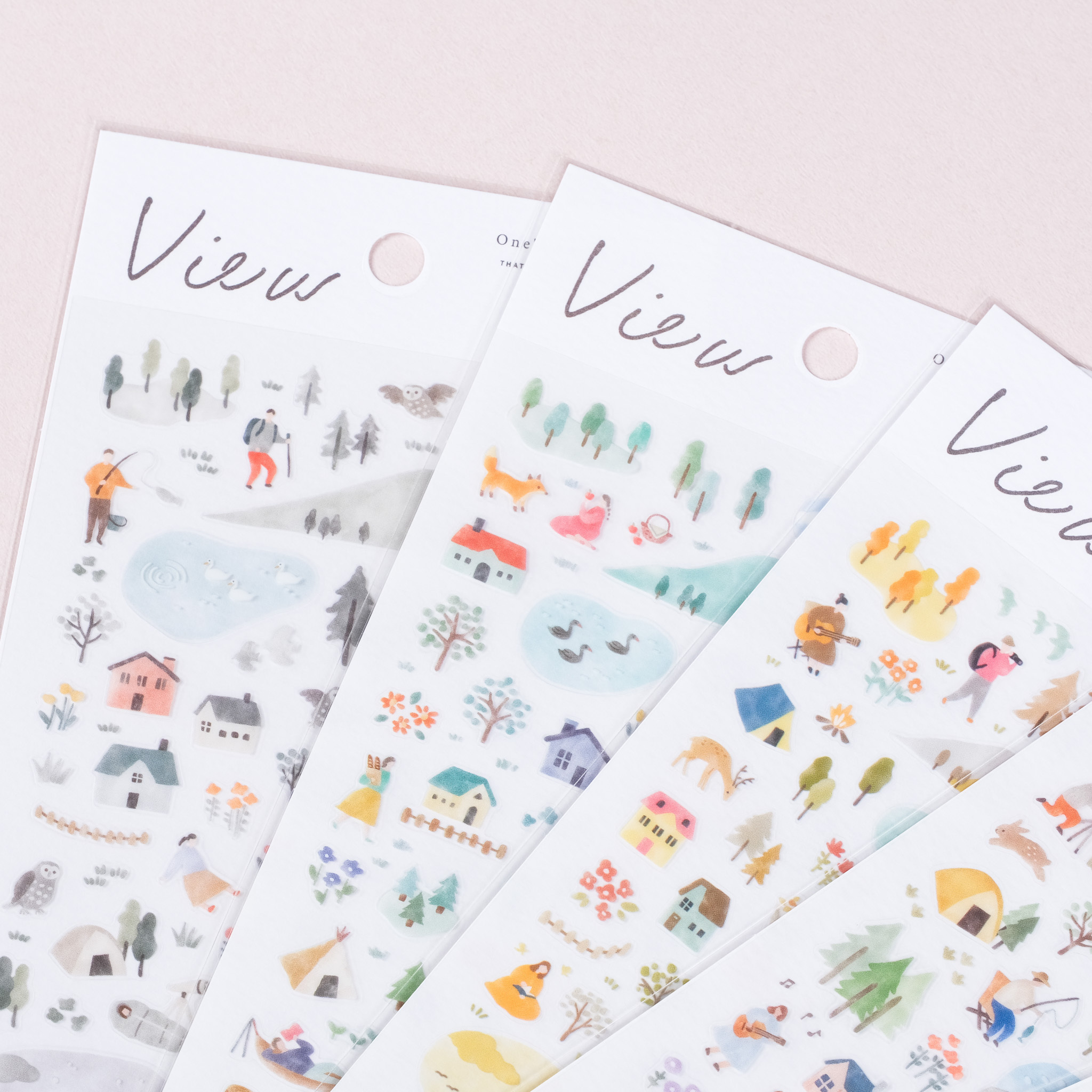 一日之長 VIEW系列 霧面透明貼紙 / MINDWAVE / JAPAN