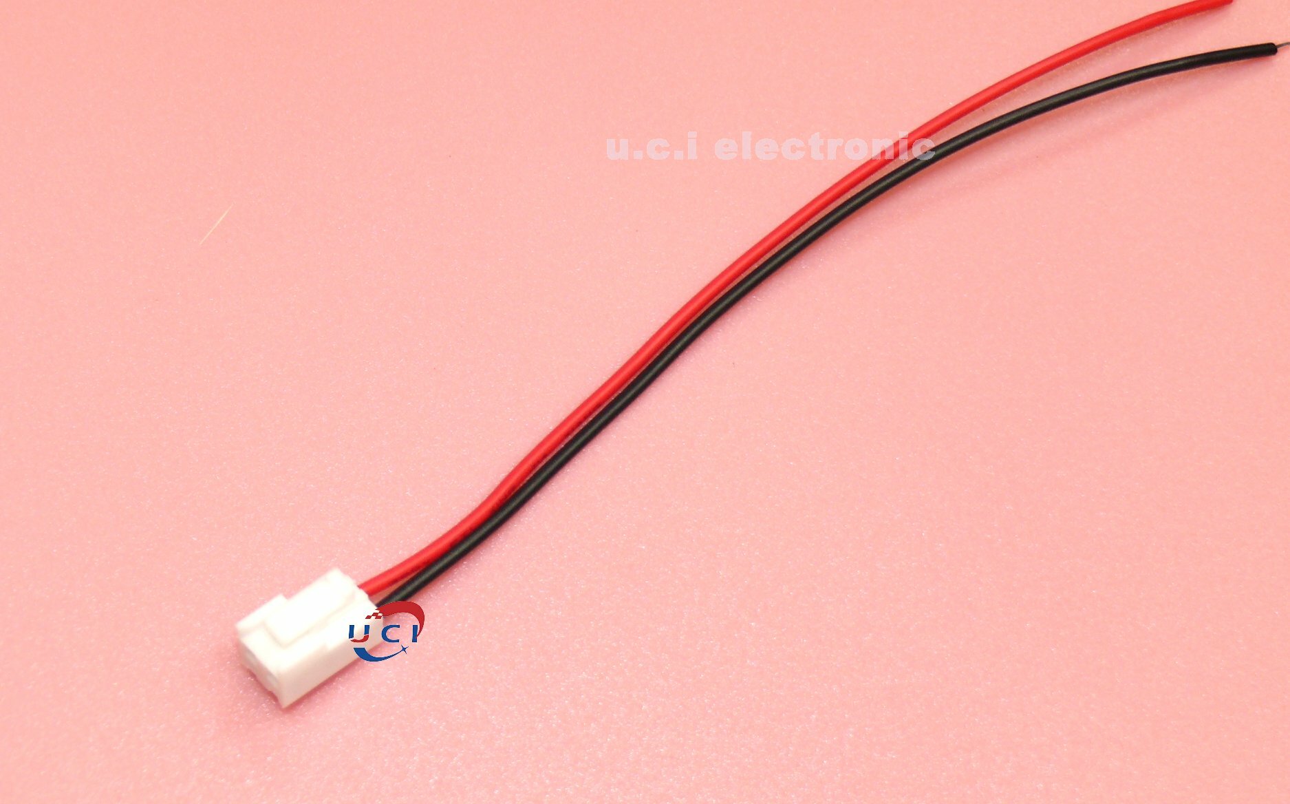 【UCI電子】 (E-7)  VH3.96 插頭帶鎖扣端子線 間距3.96mm 20awg彩色單頭雙頭電子線 直針座