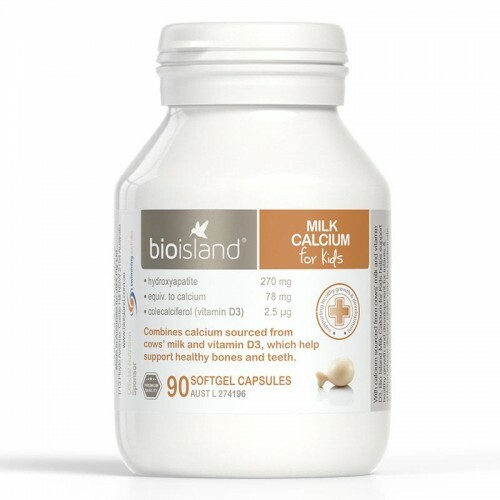 BIO ISLAND 嬰幼兒液體乳鈣軟膠囊 90粒