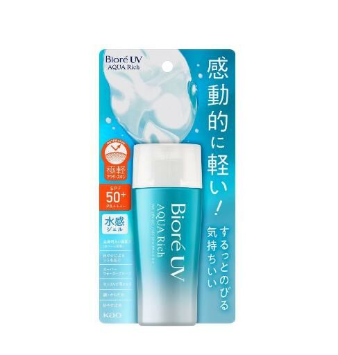 BIORE 碧柔 Aqua Rich 水凝系列-碧柔水凝清爽保濕防曬乳 SPF50+ PA++++ 70ML