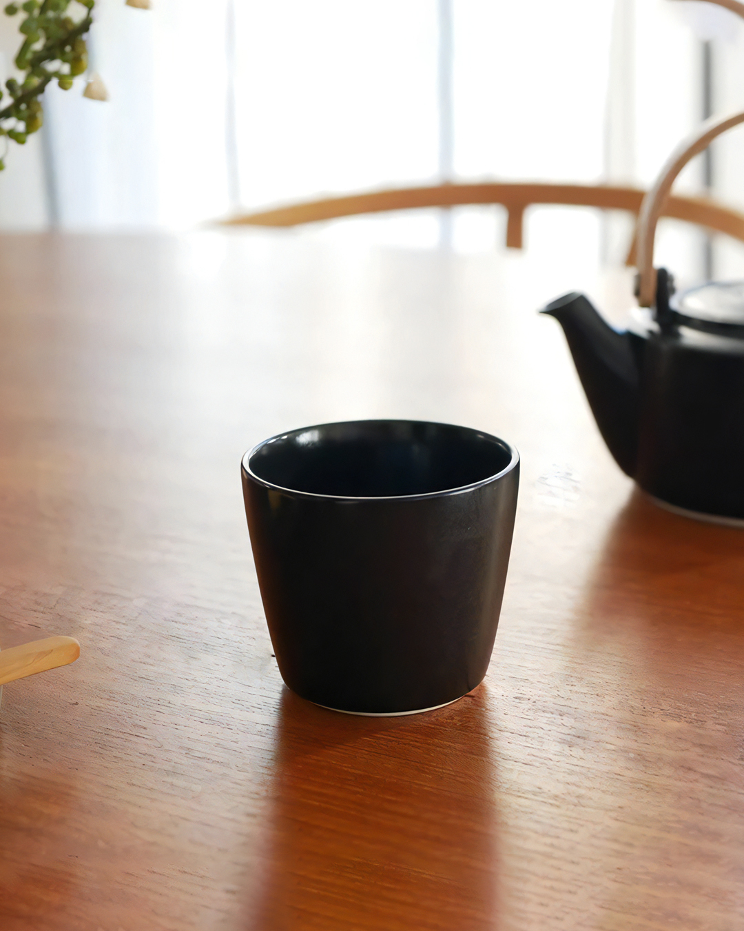 Syo Pottery Tea Cup Black(2 pieces)｜SALIU