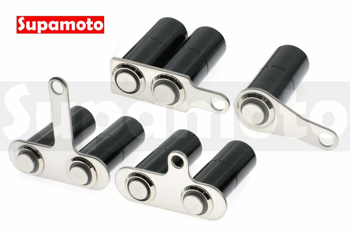 -Supamoto- B71 開關 車把 後照鏡座 通用 改裝 復古 不鏽鋼 霧燈 車充 檔車