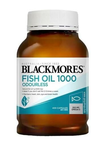 BLACKMORES - 無腥味魚油1000mg 400粒