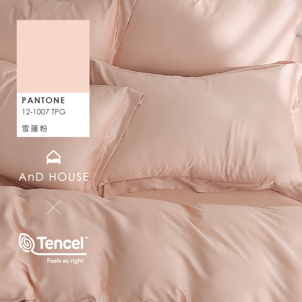 60支天絲｜100%萊賽爾｜雪蓮粉｜單品&床包被套組