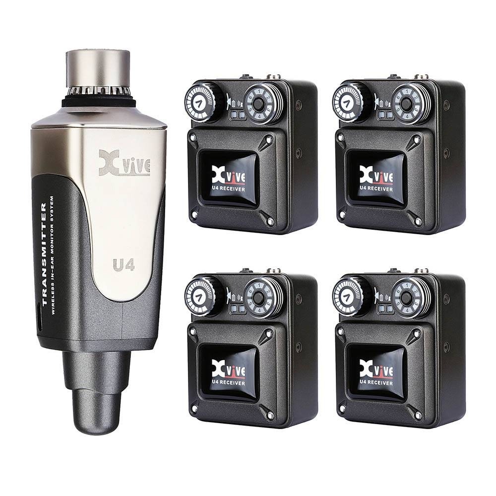 Xvive Xvive U4R4 Wireless IEM System 入耳式 無線監聽傳輸介面 — 三峽錄音 / 音響｜YA! 玩音樂