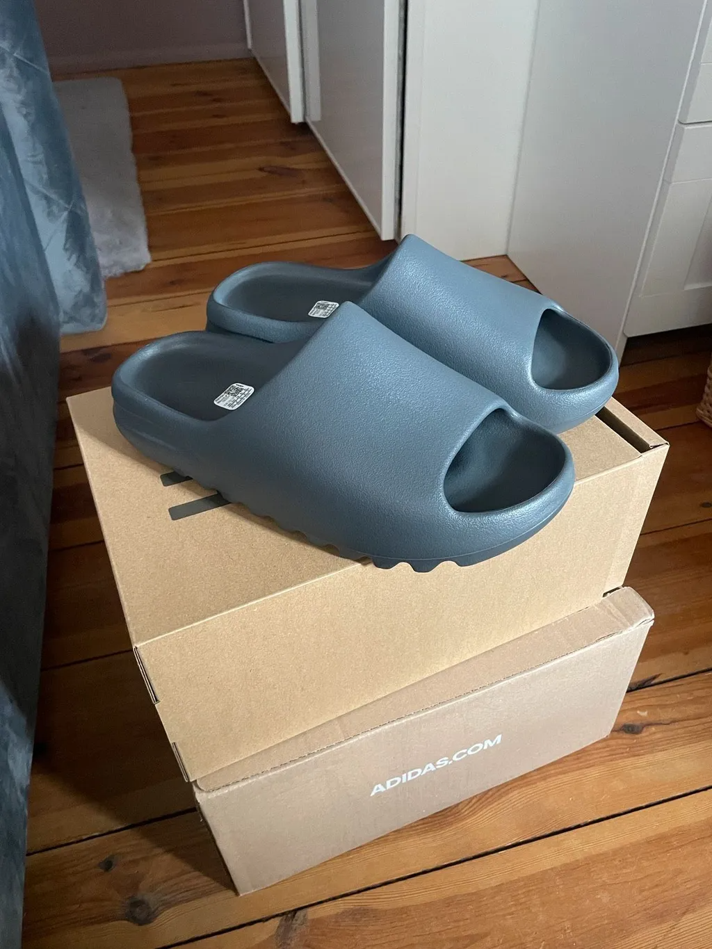 Adidas Yeezy Slide Slate Grey 石板灰 拖鞋 ID2350