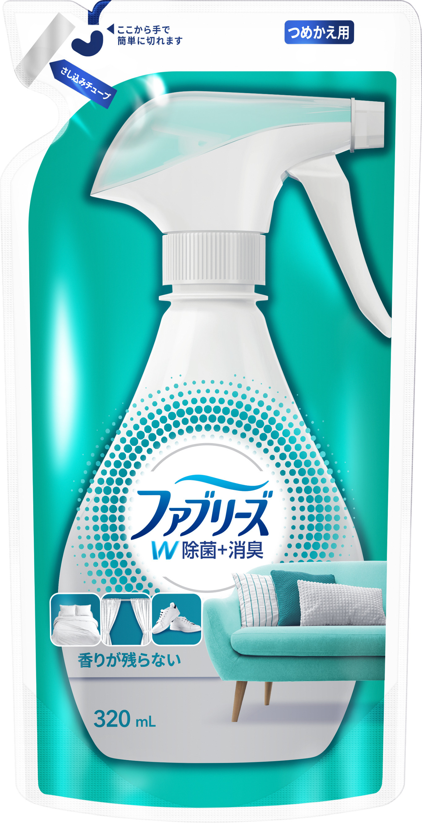 【風倍清】織物除菌消臭(高效除菌)補充包320ml