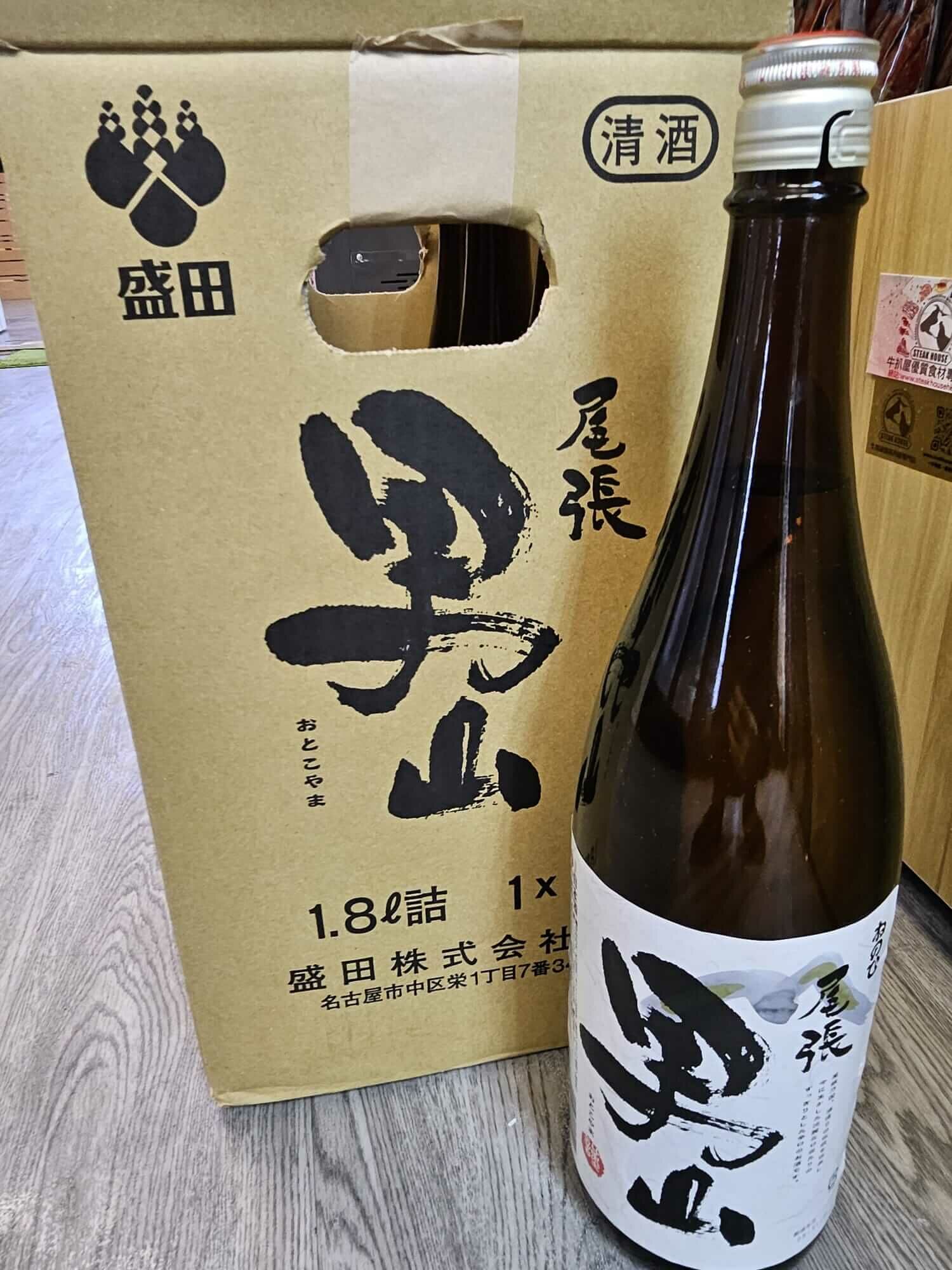 日本盛田尾張 男山清酒 1800ml
