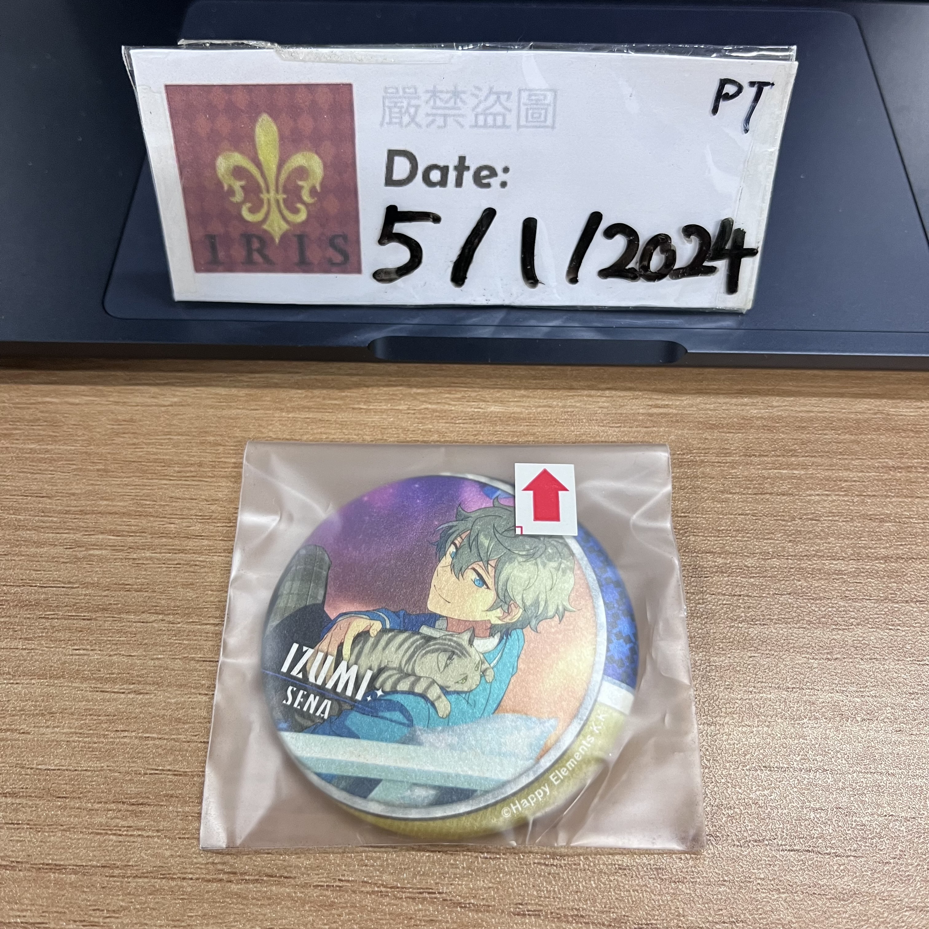 ES 泉 襟章(背傷) KN