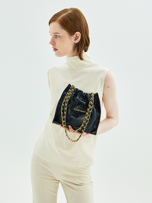 ★JILLSTUART★[Coco Chain] Drawstring Chain Shoulder M 韓國代購｜JillStuart Coco Chain Drawstring Chain Shoulder Ba
