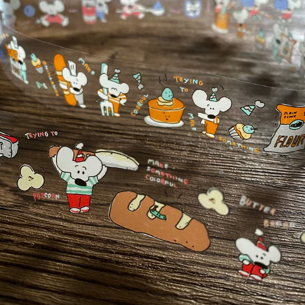 小老鼠的食況轉播 PET膠帶｜1991w2992 台灣