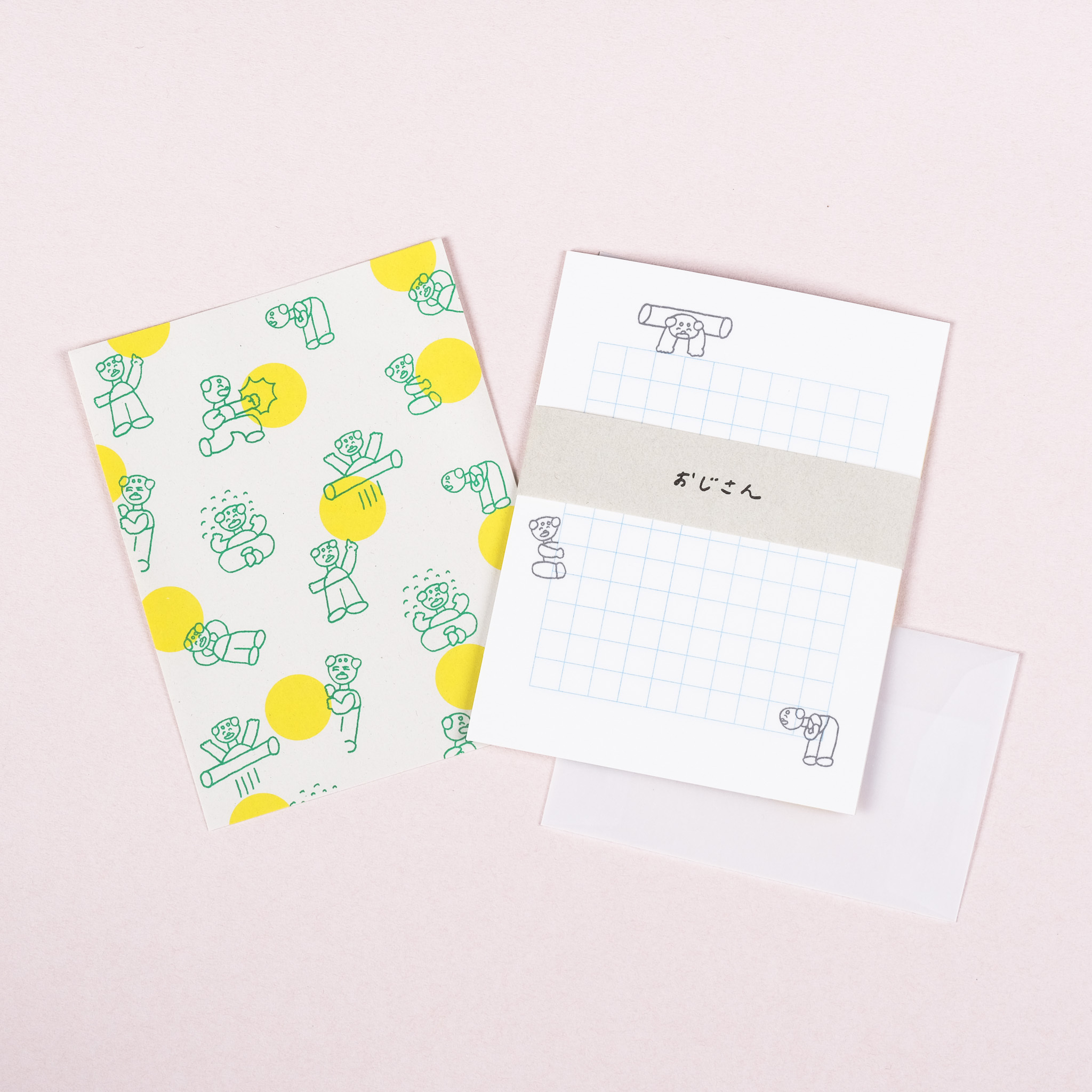 Nishiwaki Tadashi x 水縞 信封信紙套組 / 水縞 / JAPAN