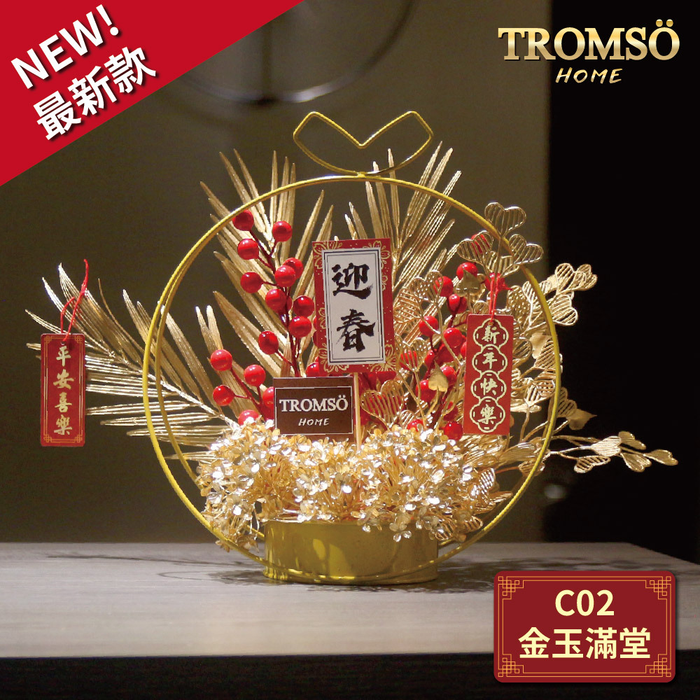 TROMSO金喜發財果新年花禮花籃-C02金玉滿堂