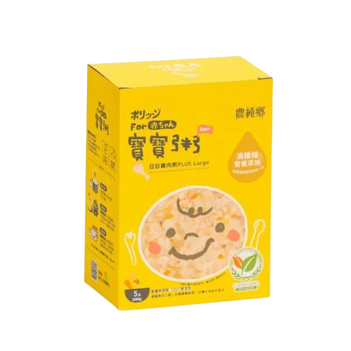 Nong Chun Xiang - Baby Congee PLUS Large (Chicken) (200g x 5's/box)  6M+