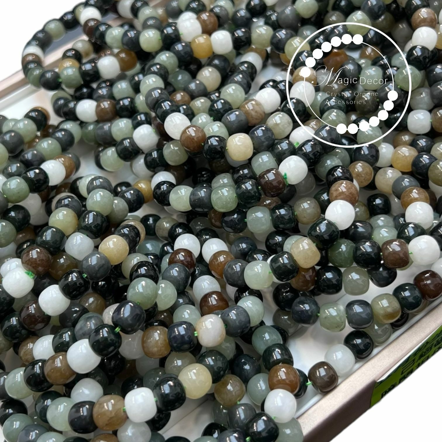 260411 - C18 8mm+多寶和田玉老型珠手串