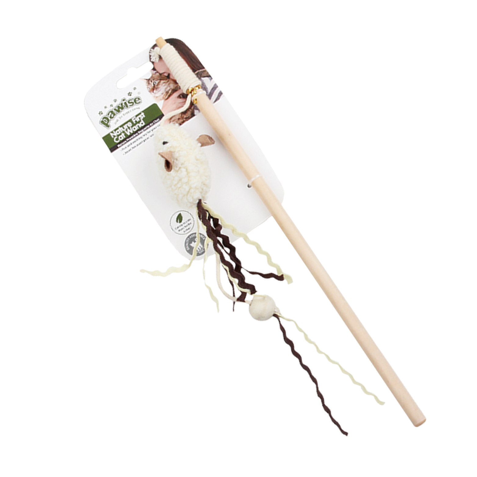 Pawise|毛巾料老鼠貓棒(NO.28259)
