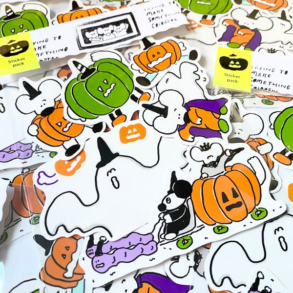 防水貼紙包 小老鼠 萬聖節主題 2｜1991w2992 台灣