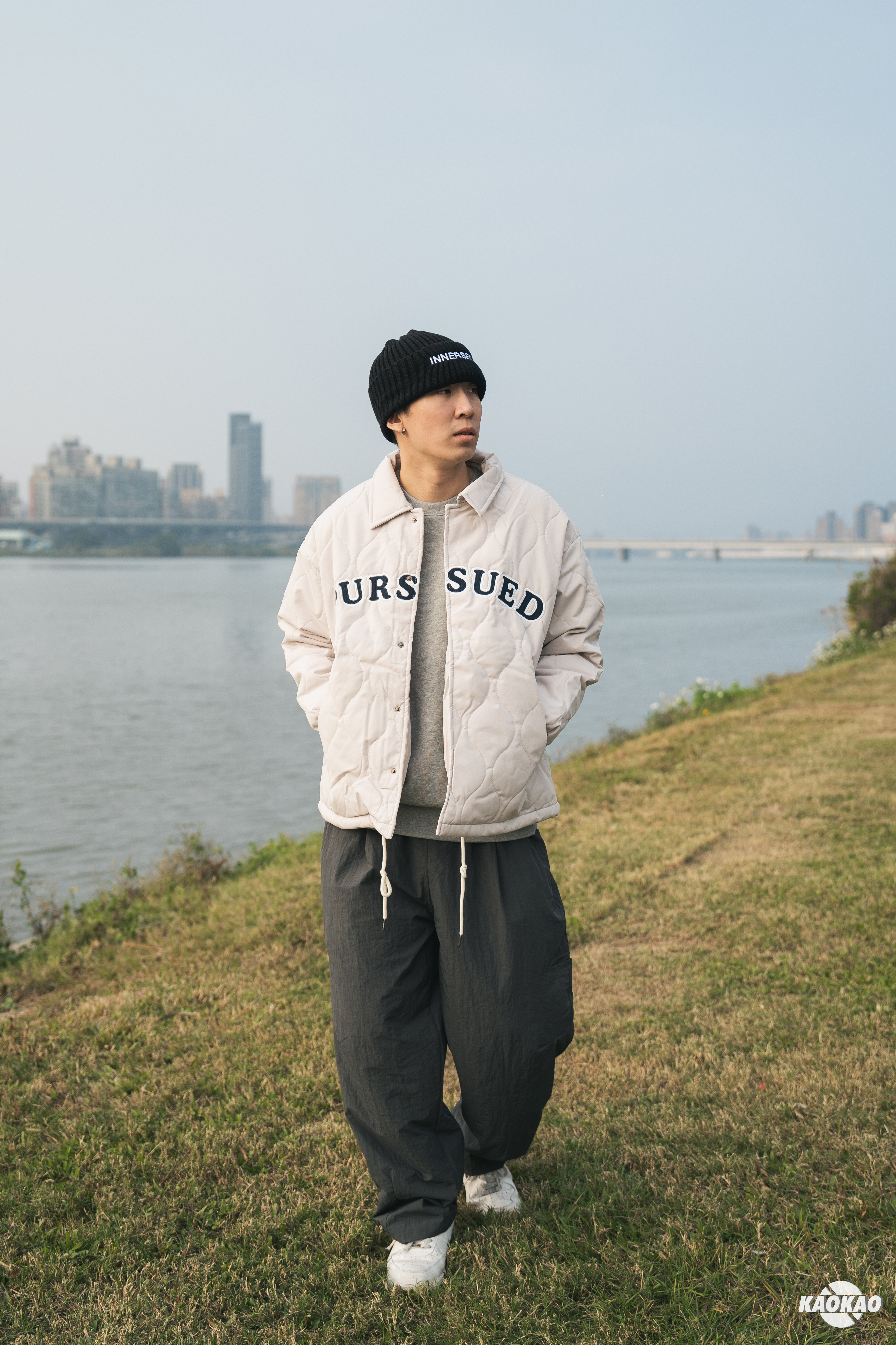 『現貨』NATURE 波浪織 保暖翻領棒球外套 冬季新款