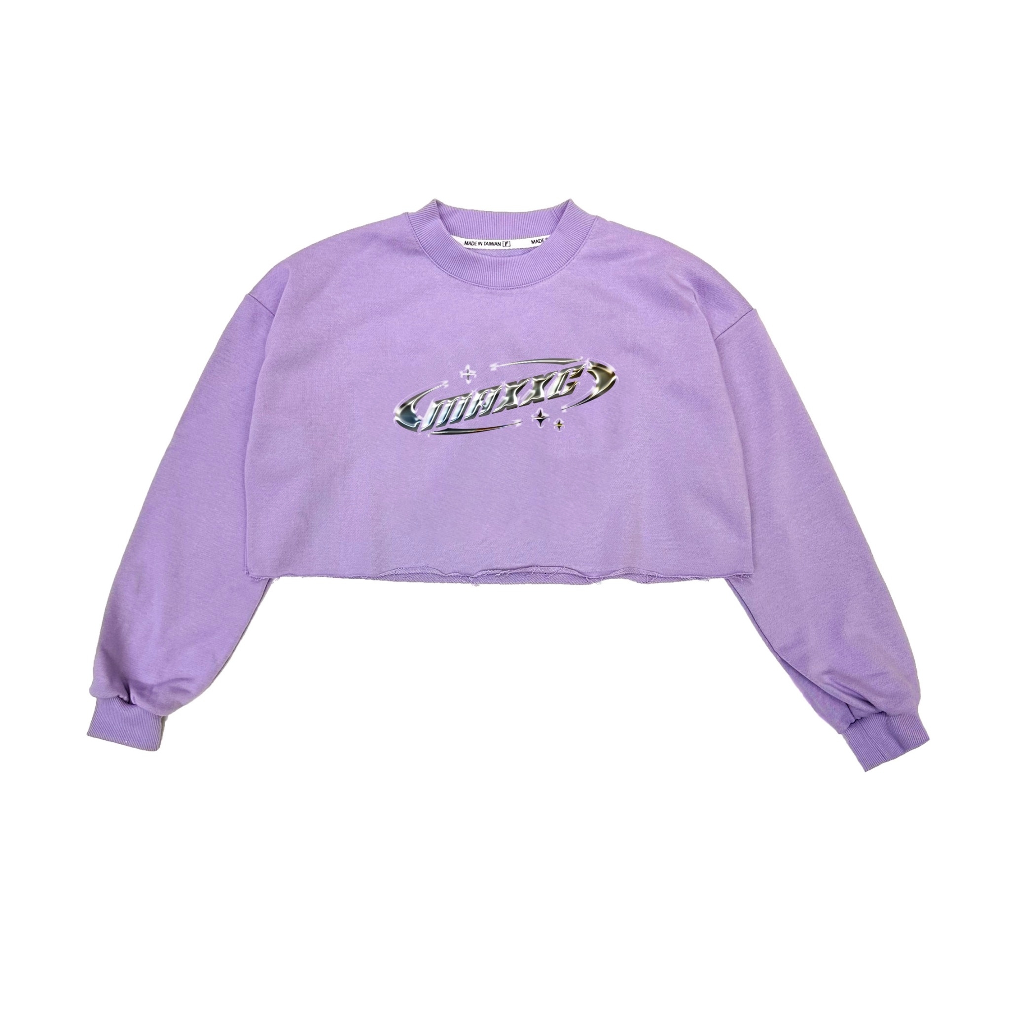 MAXXC 星際亮點短版大學T-粉紫