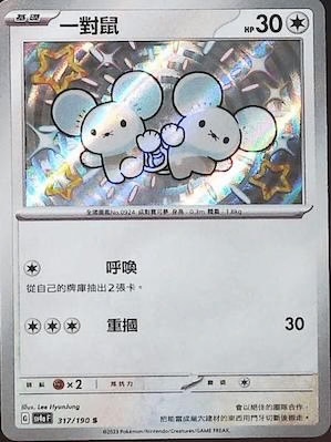 SV4aF 317/190 一對鼠