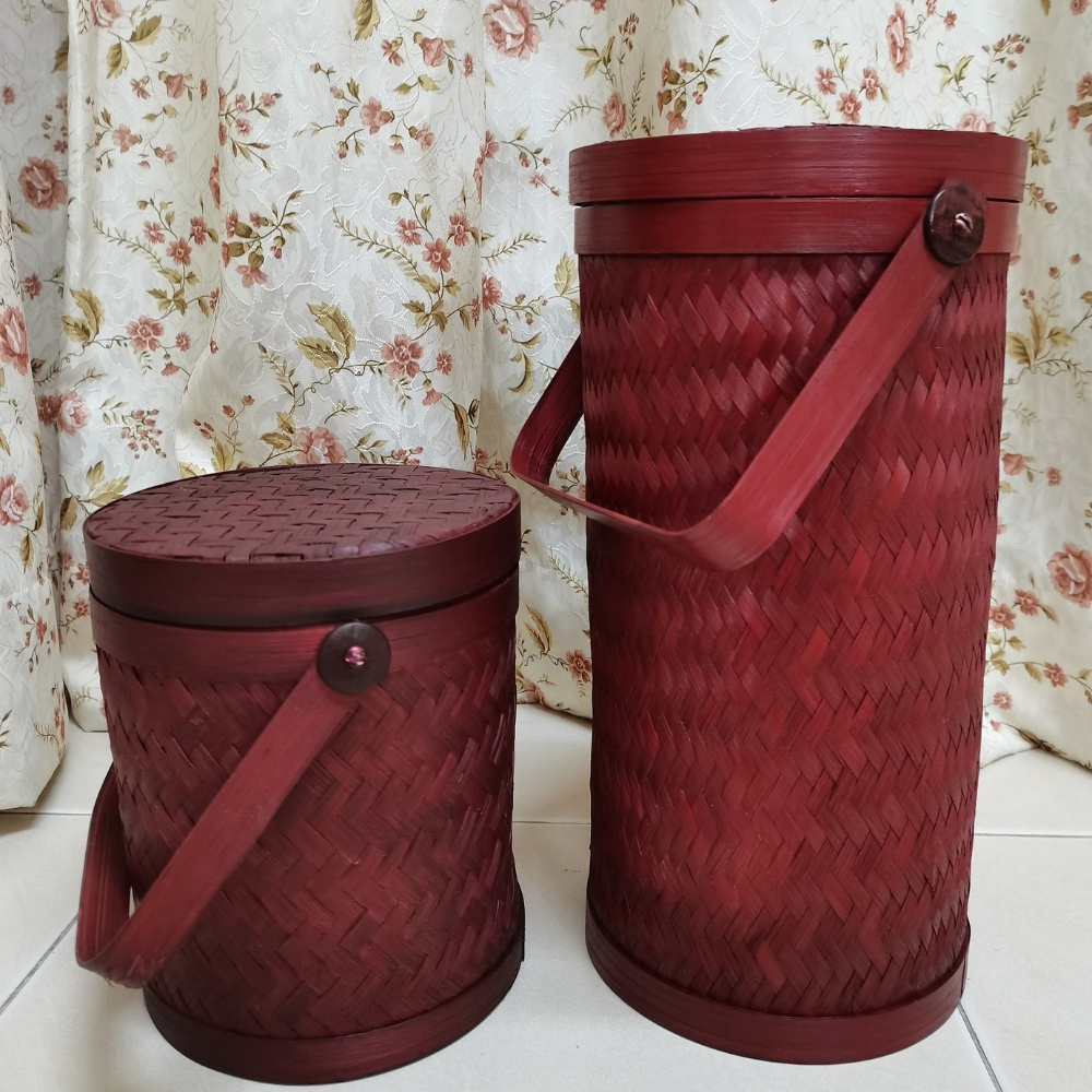 Bamboo Art Single-layer Basket