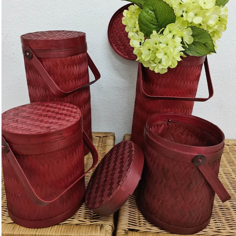 Bamboo Art Single-layer Basket