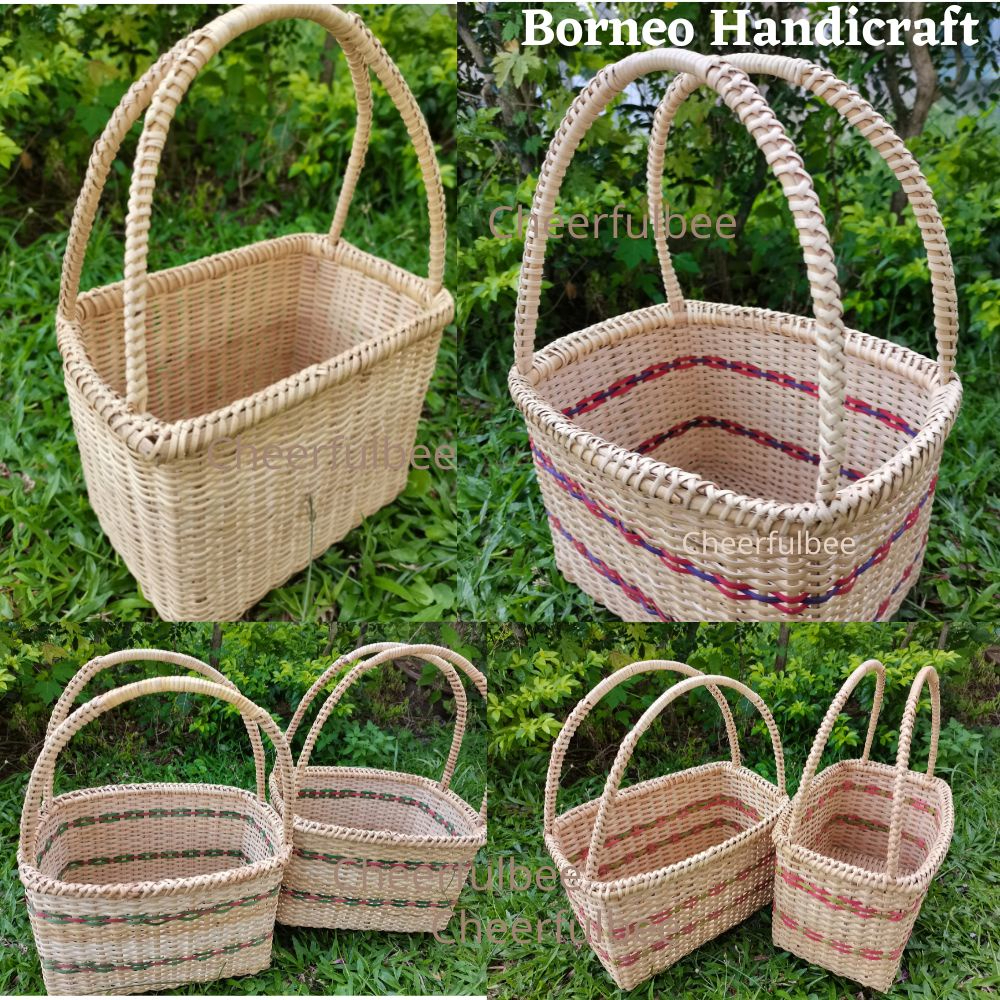 Borneo Rattan Basket Rattan Skin Basket