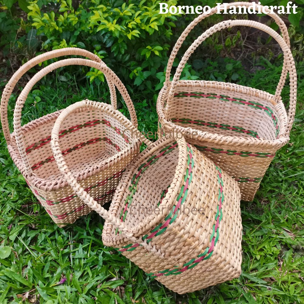 Borneo Rattan Basket Rattan Skin Basket