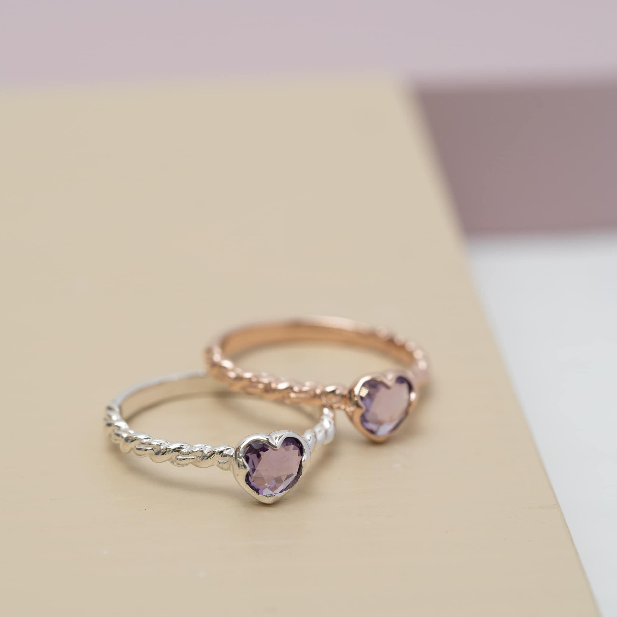 純銀愛心戒指 svr55