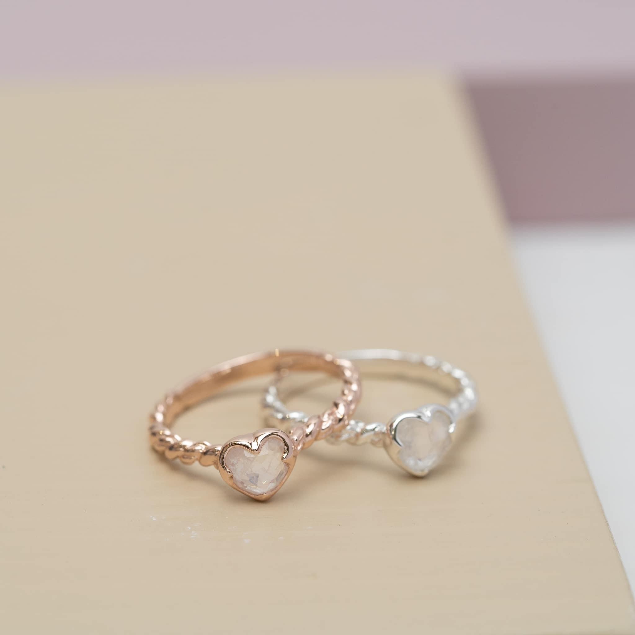 純銀愛心戒指 svr55