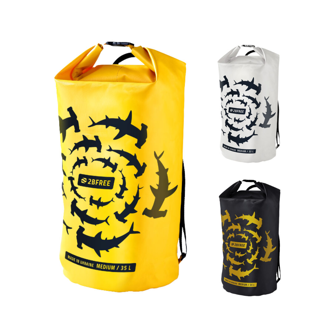 ▲2bFREE 35L防水袋 M [鯊魚]