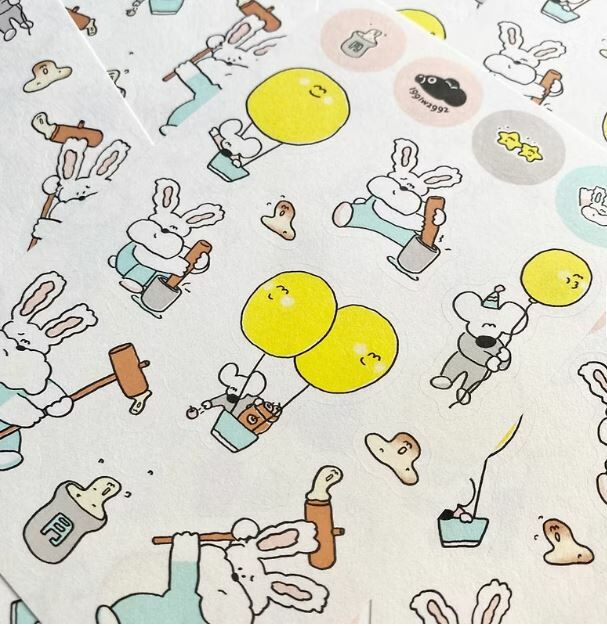 美術紙貼紙 月亮特輯 2｜1991w2992 台灣