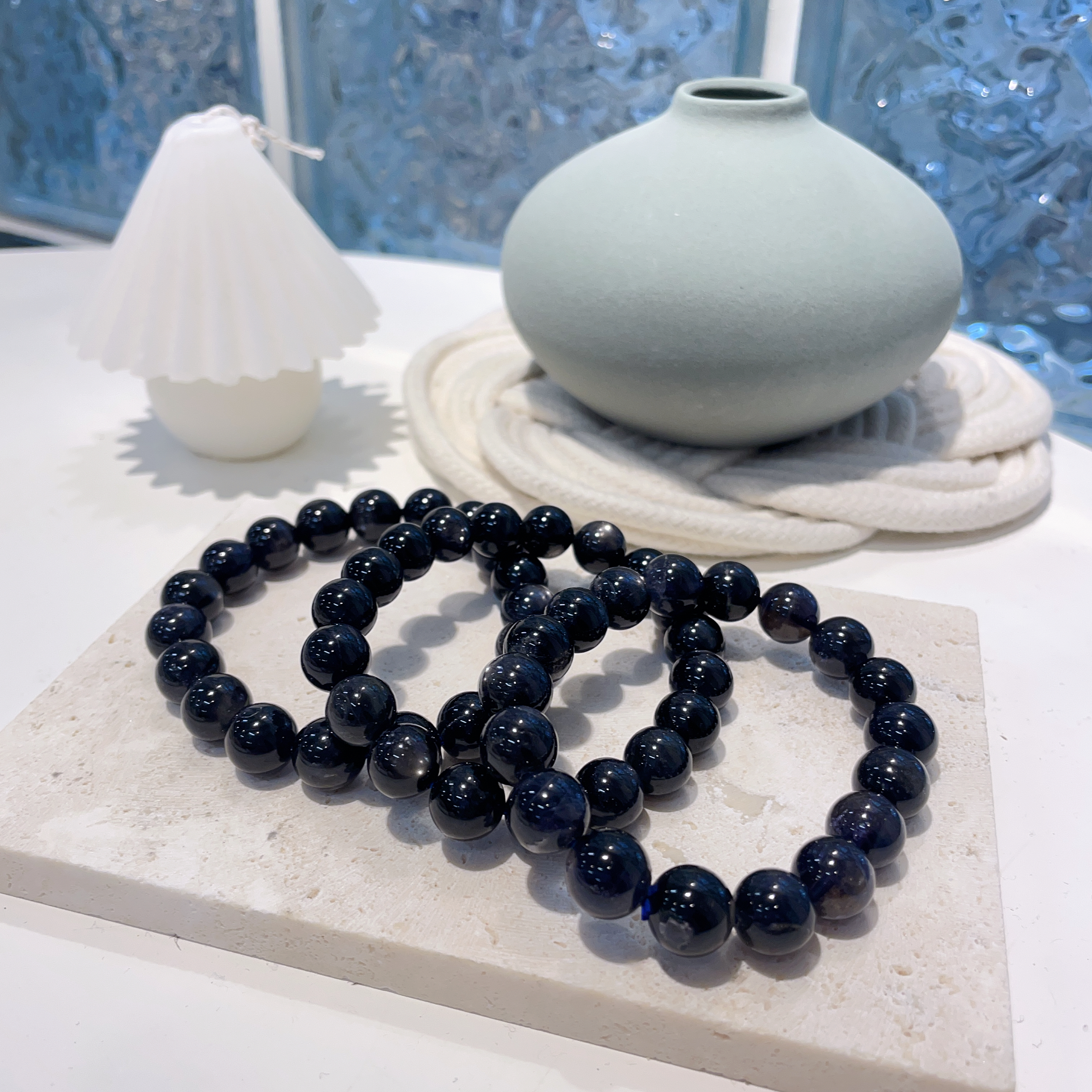 星光堇青石手串 10mm