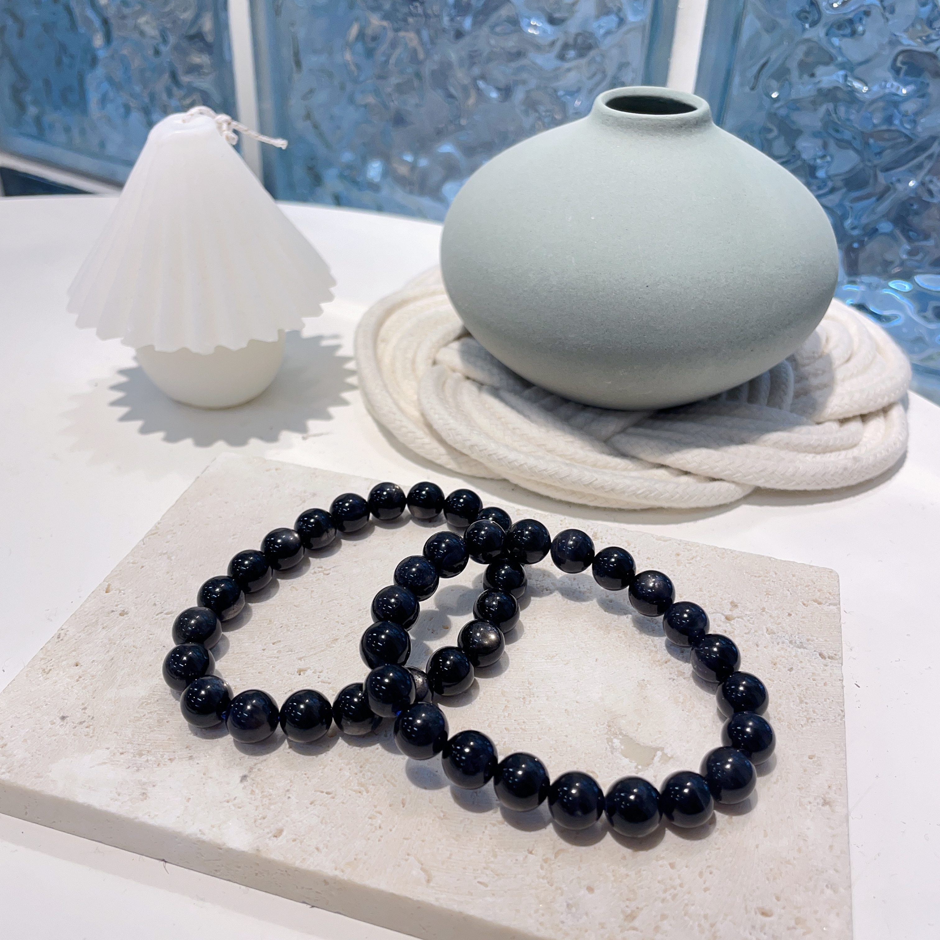 星光堇青石手串 9mm