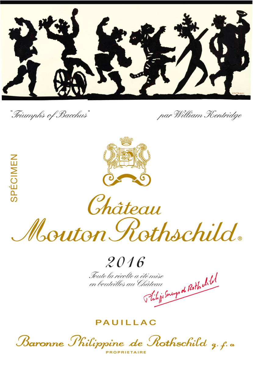 Chateau Mouton Rothschild 2016 (RP100)