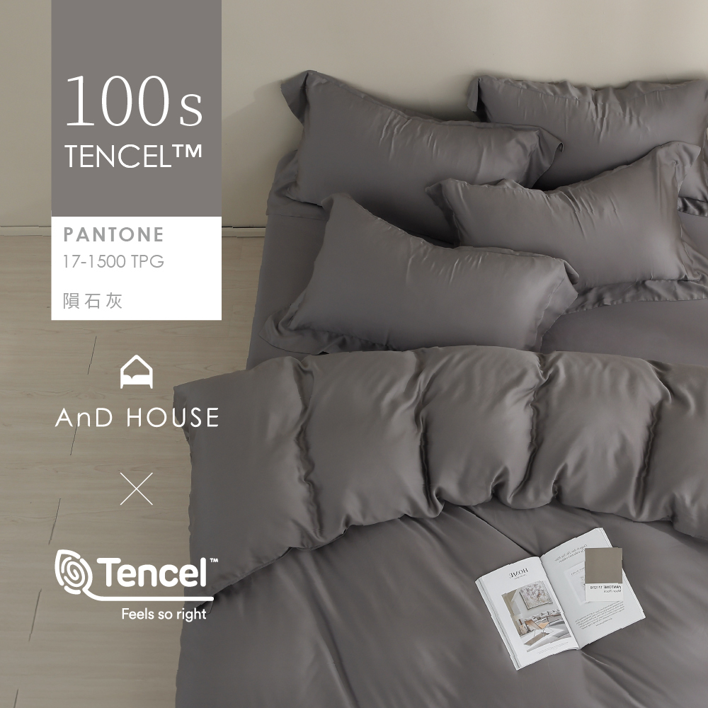 100支天絲｜100%萊賽爾｜隕石灰｜單品&床包被套組