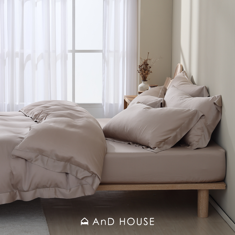 100支天絲｜100%萊賽爾｜赫本棕｜單品&床包被套組