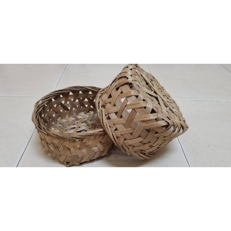 BAMBOO Steaming Rack Fruit Drain Basket