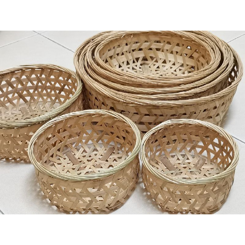 Bamboo Steaming Basket Bread Basket