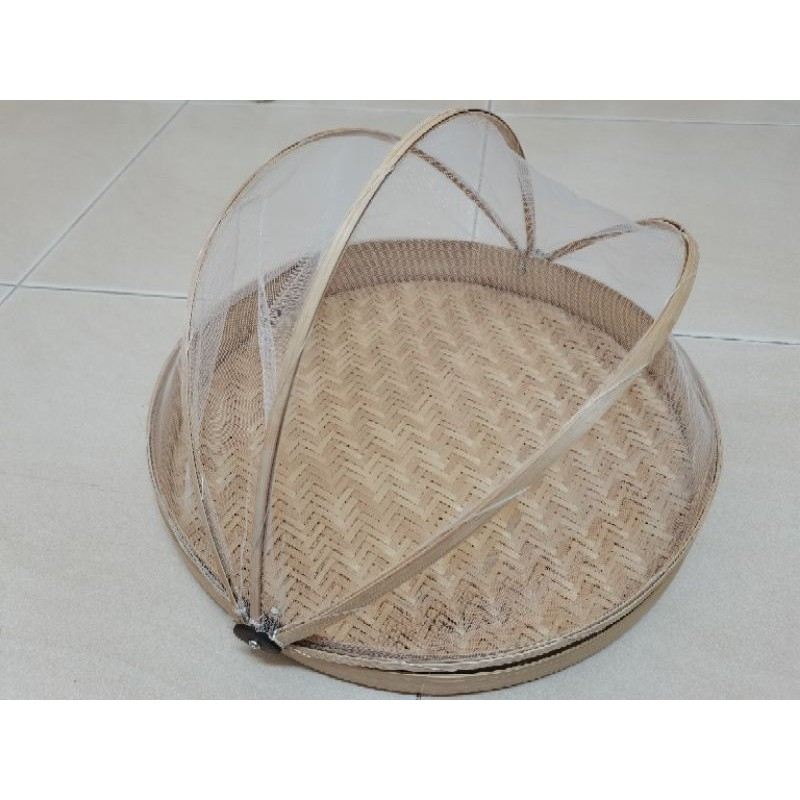 Dustproof Picnic Fruit Tray Food Bread Dishes Cover