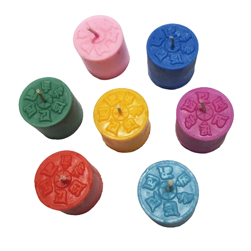 六字真言甘露酥油粒{七色}49入【十方】150951