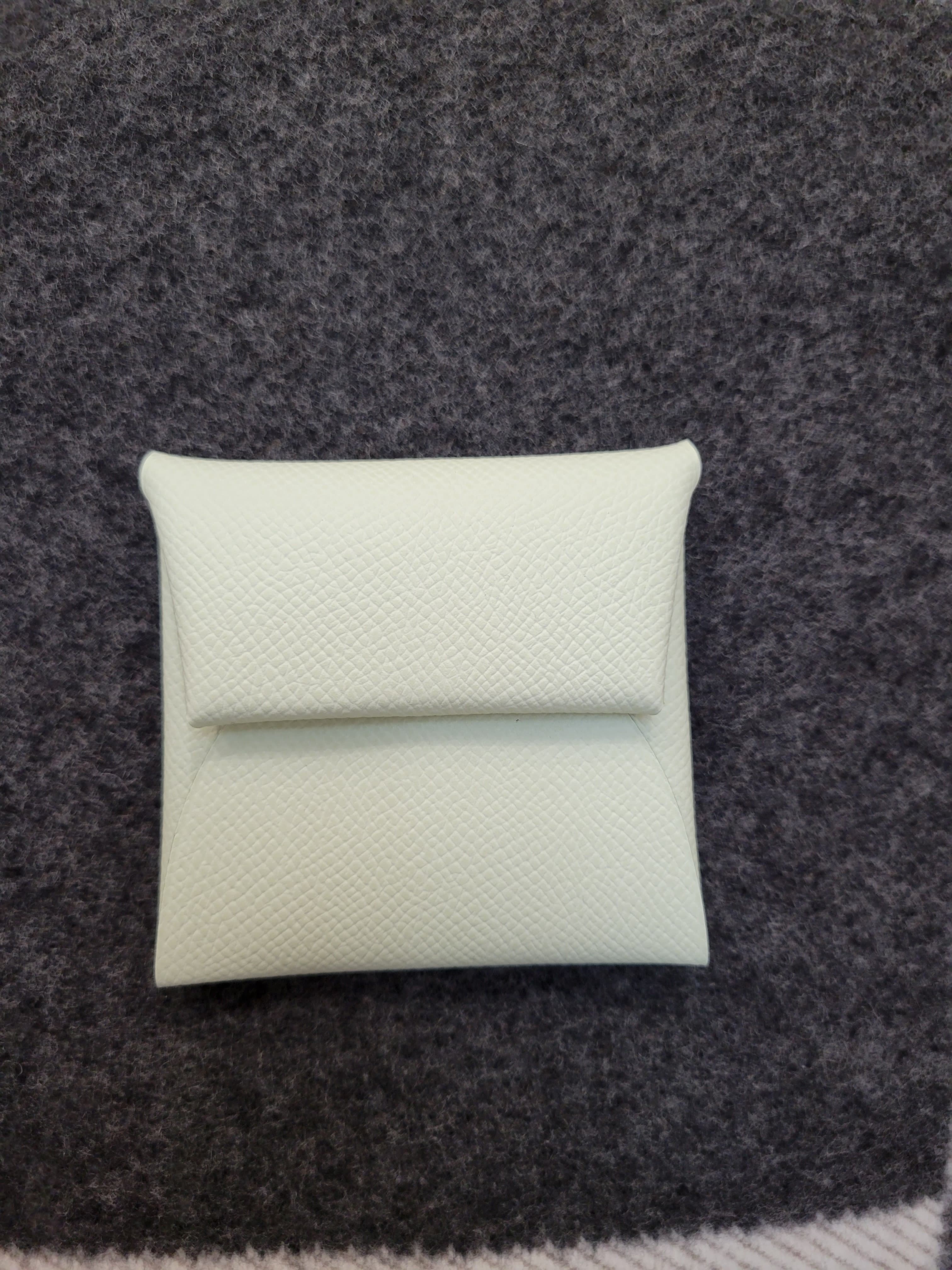 Hermes Bastia vert fizz/vert yucca 氣泡綠/絲蘭綠 零錢包