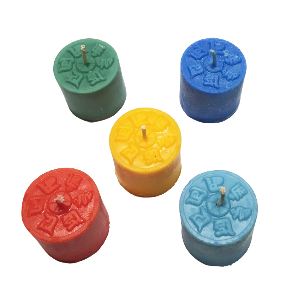 六字真言甘露酥油粒{五色}25入【十方】150950