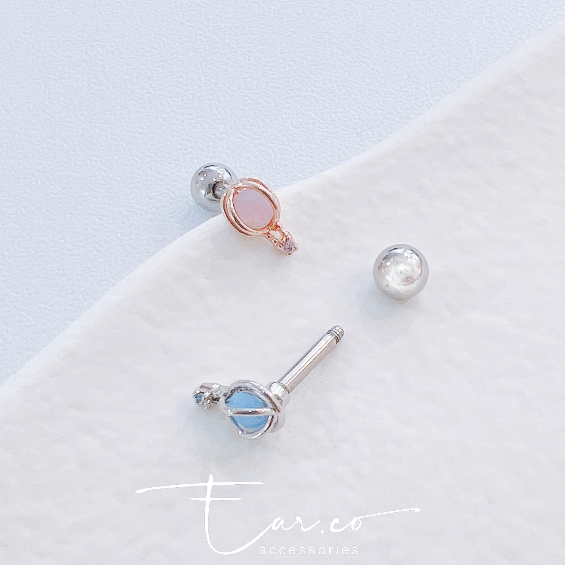 耳珠/耳骨釘醫療鋼波波配件 [0.8/1.2針用]