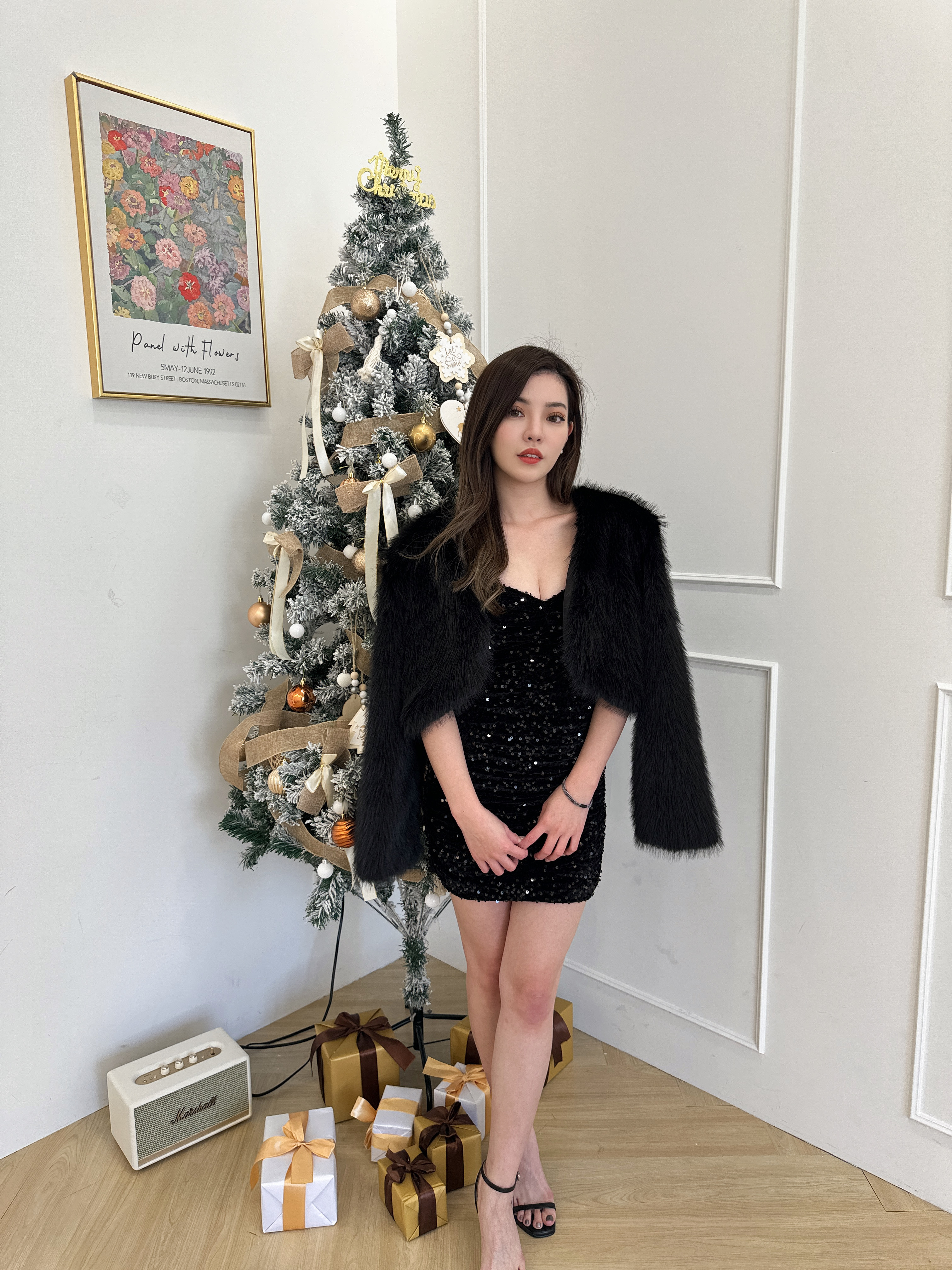 高級感毛毛短版外