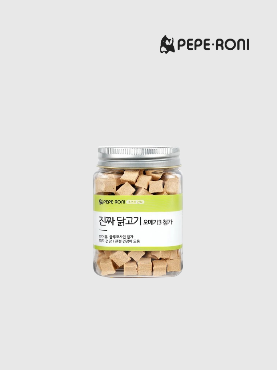 【Peperoni】韓國人氣狗狗軟零食 陪陪肉肉｜雞肉丁