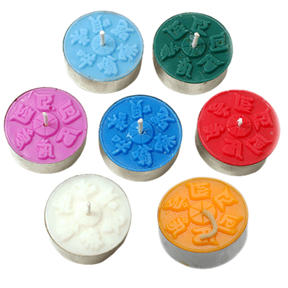 六字真言甘露酥油粒{鐵盒}七色10組【十方】150923