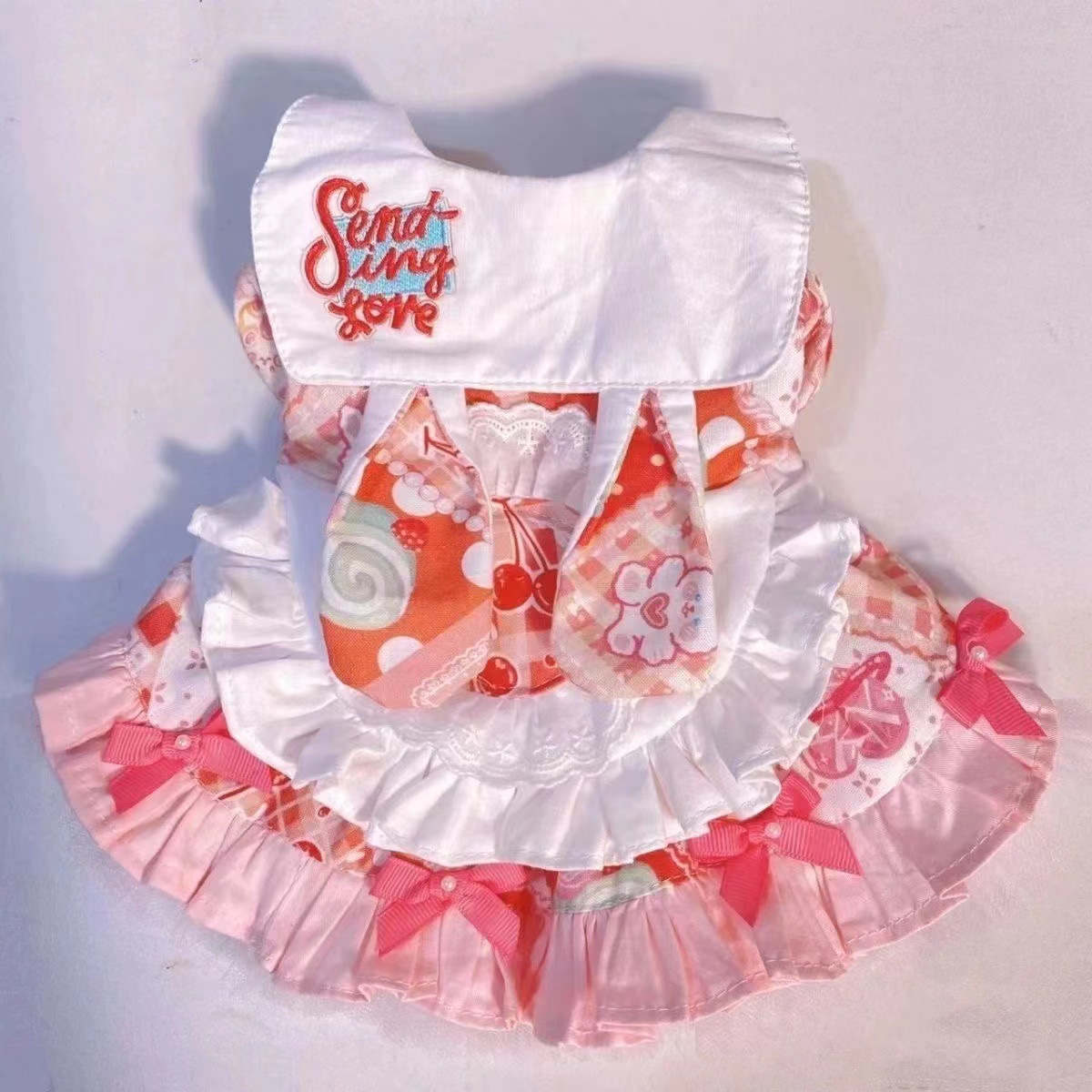 宠物衣服 粉红公主 百利泡泡连身裙